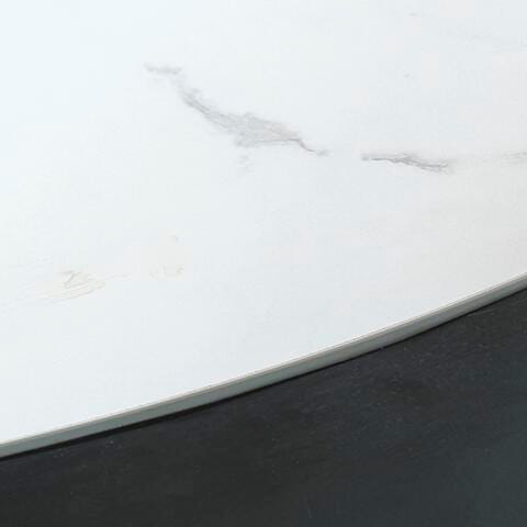 Grayman Black End Table finish detail