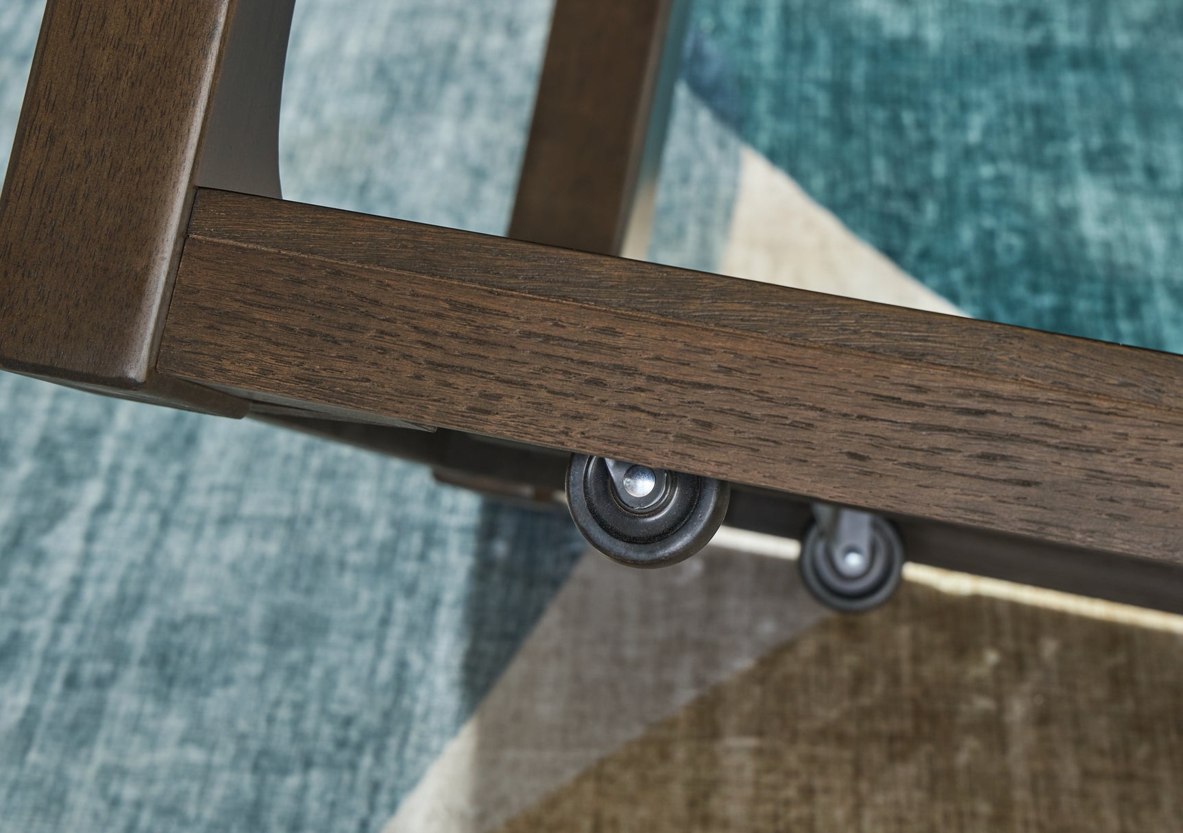 Breckington Coffee Table corner and tabletop detail