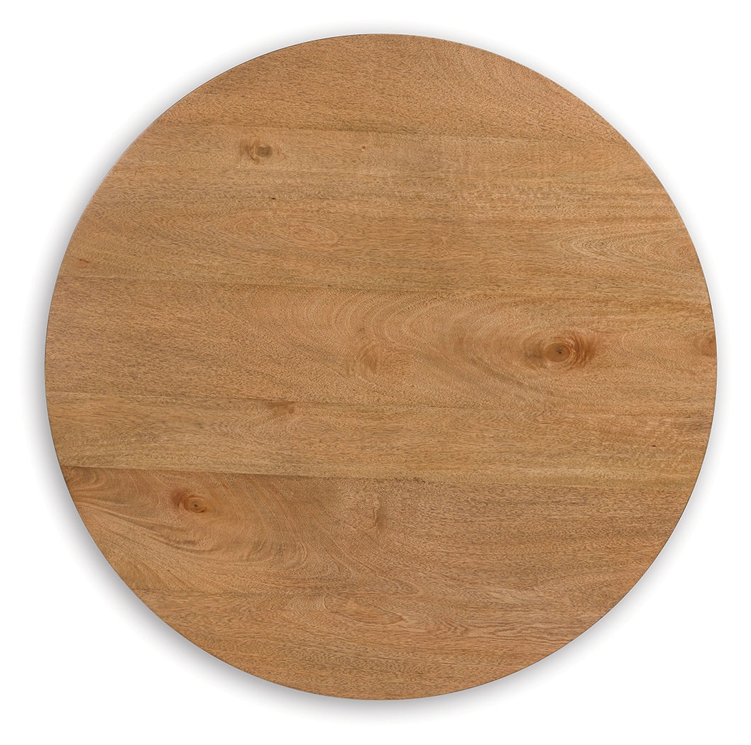 End table top view