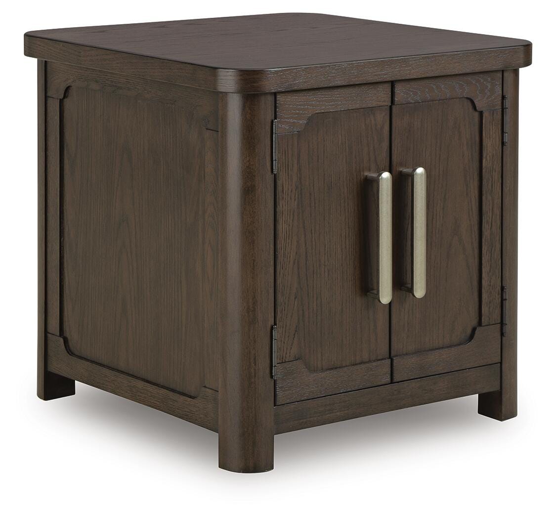 Breckington Dark Brown End Table from Decor Furniture