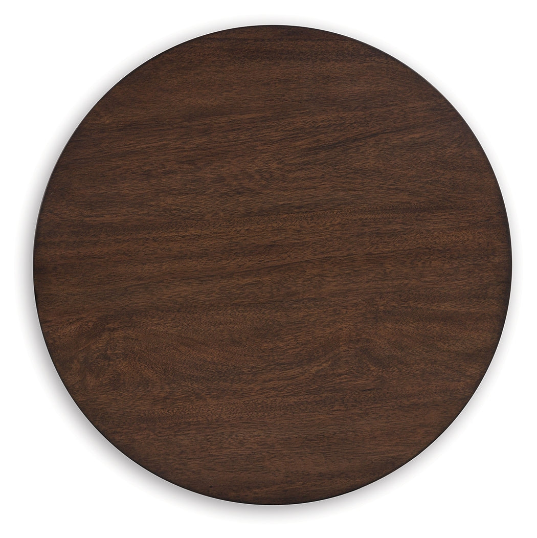 Stylish urban living space featuring Korestone table set