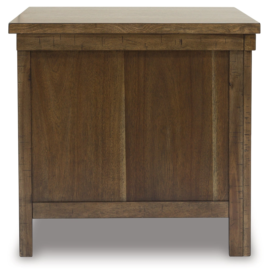 Moriville coffee table and end table full set view