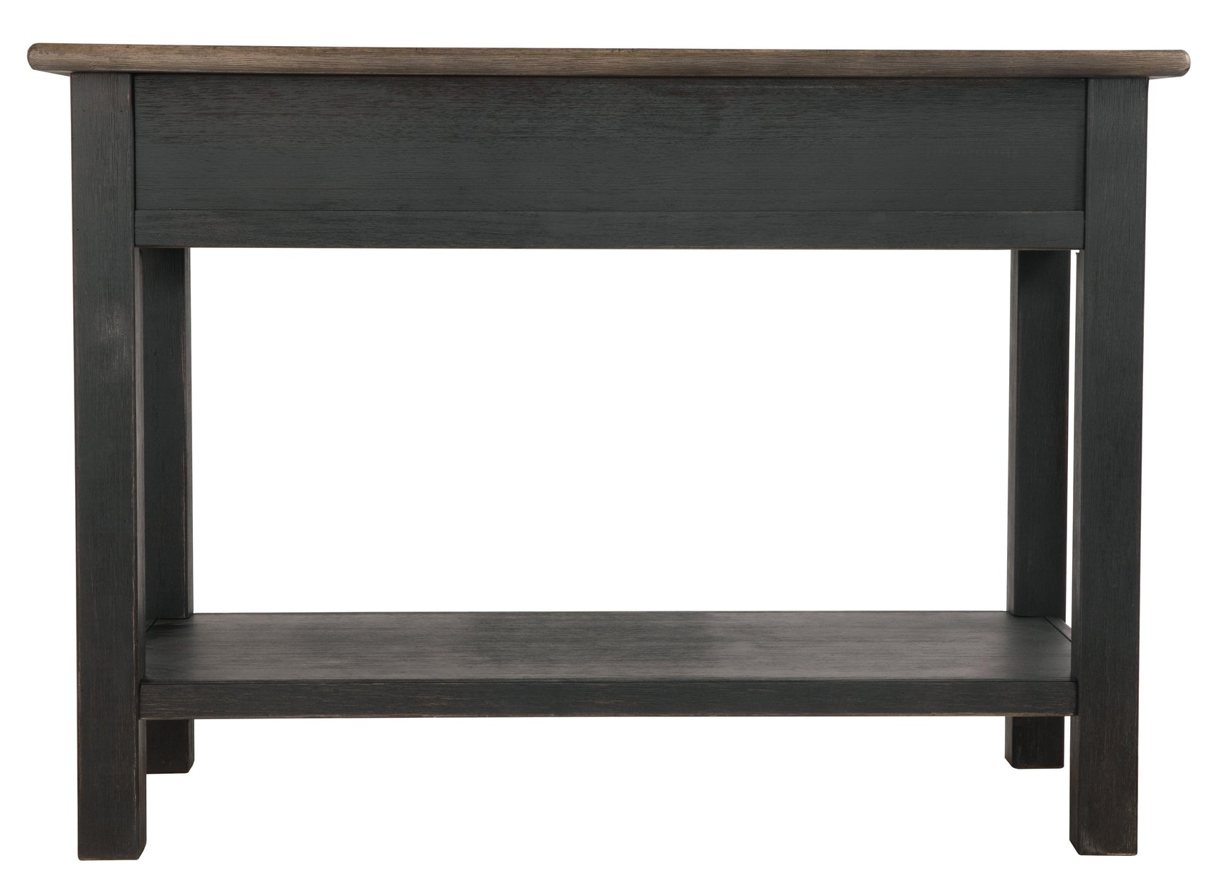 Tyler Creek Sofa Console Table back view