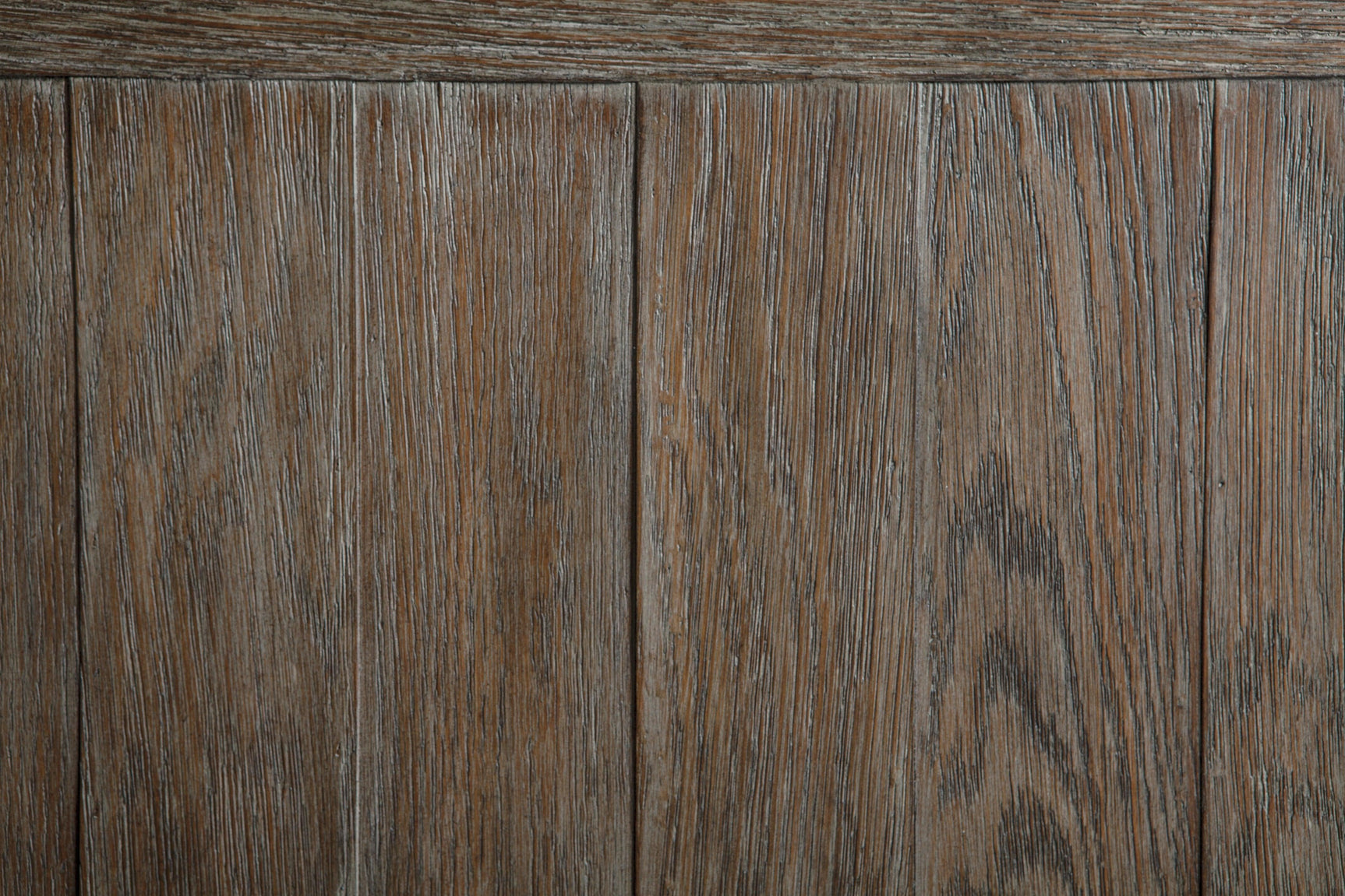 Tyler Creek Sofa Console Table finish close-up wood texture