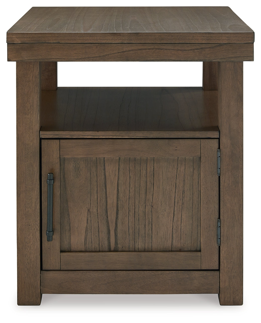 End table open storage compartment