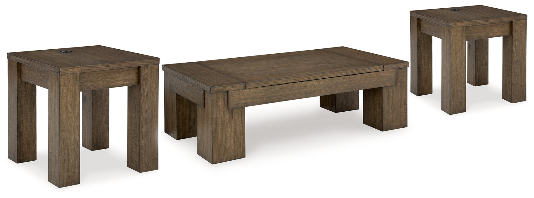 Rosswain matching end tables angled view