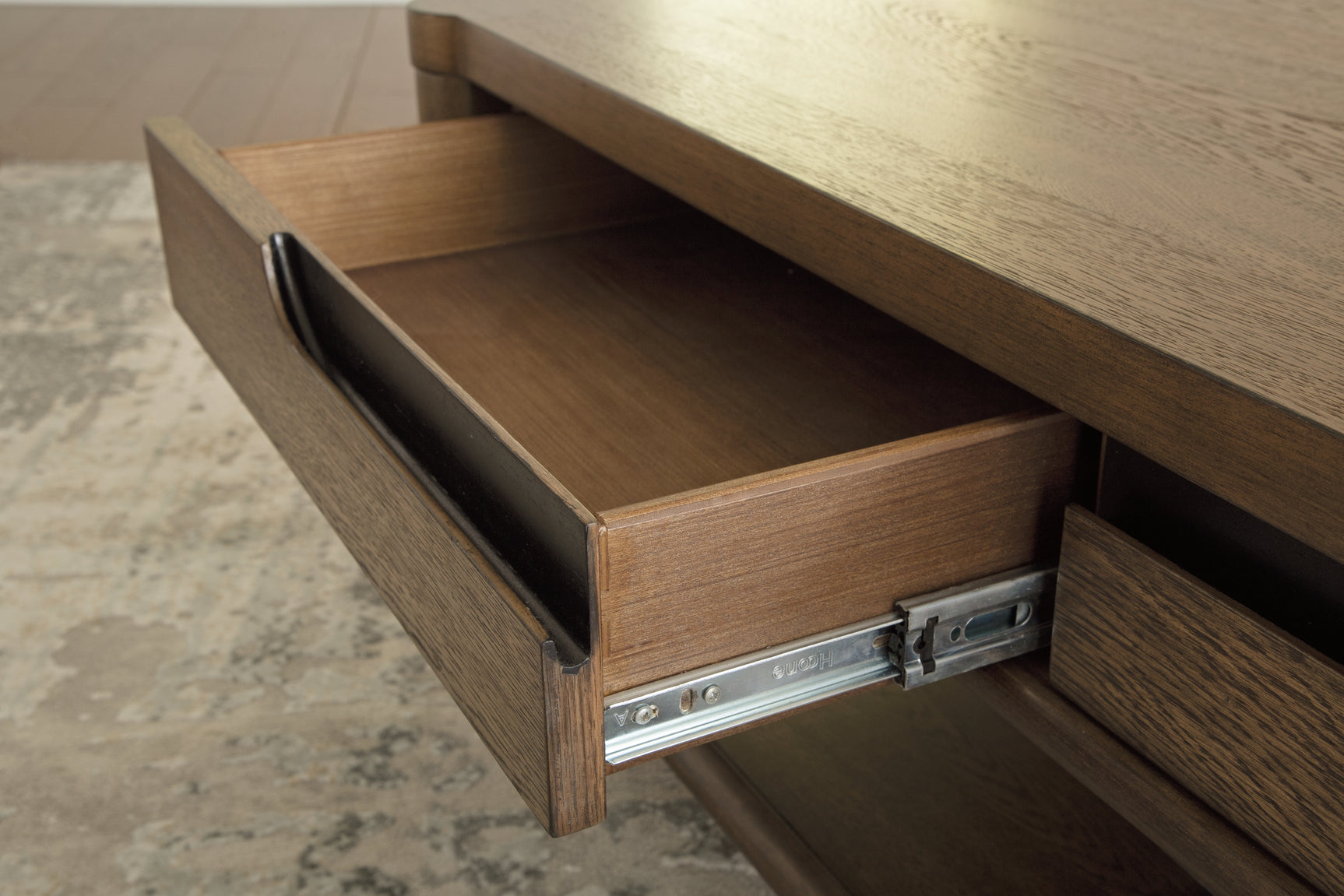 Roanhowe Brown Coffee Table and End Table Set