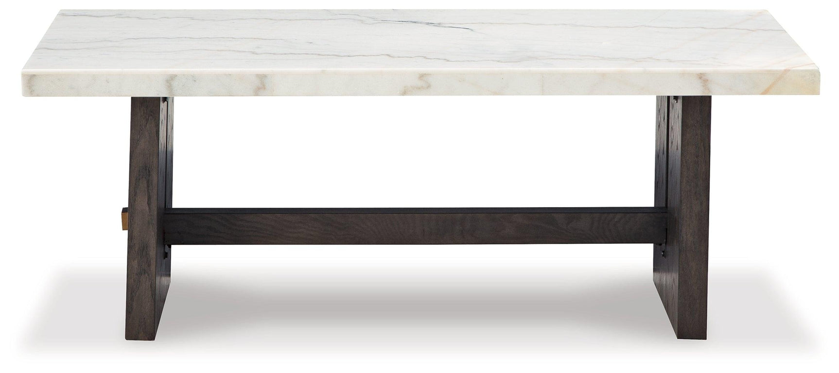 Burkhaus Coffee Table close-up of marble top details