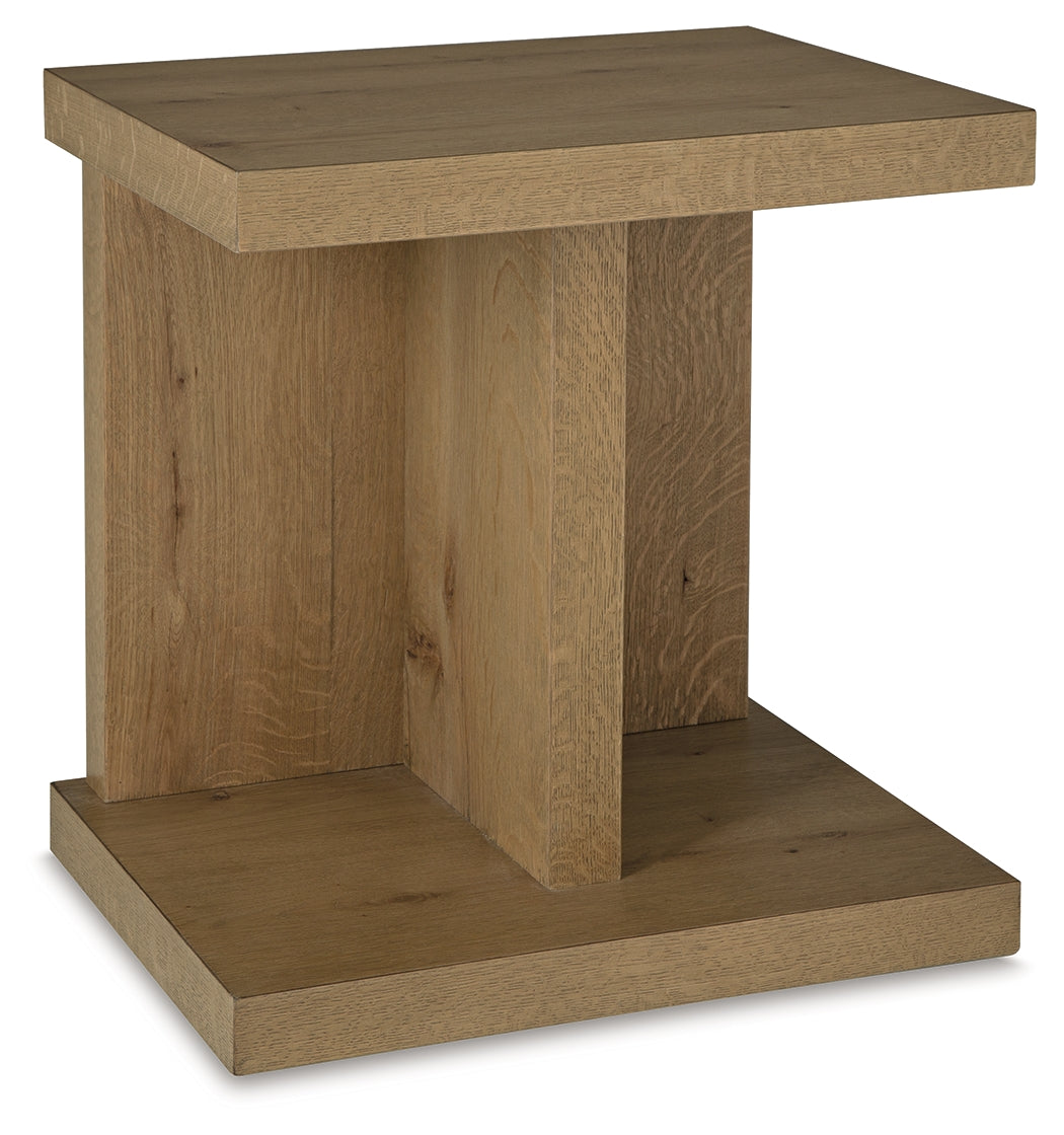 Brinstead Chairside End Table angled side view