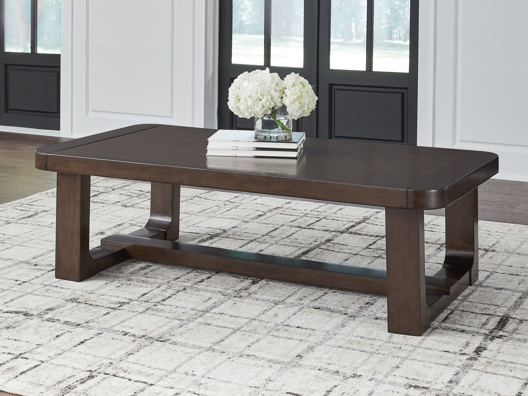 Breckington Coffee Table angled shot showing thickness