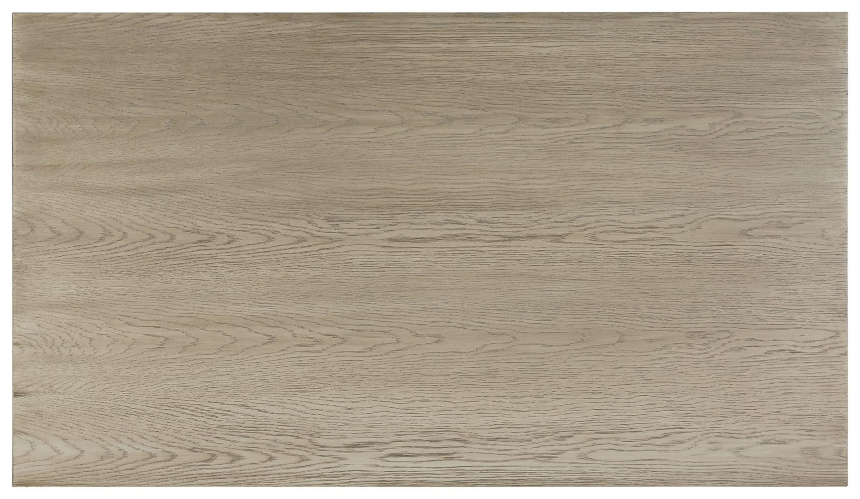 Dalenville Gray Coffee Table top view with warm gray finish