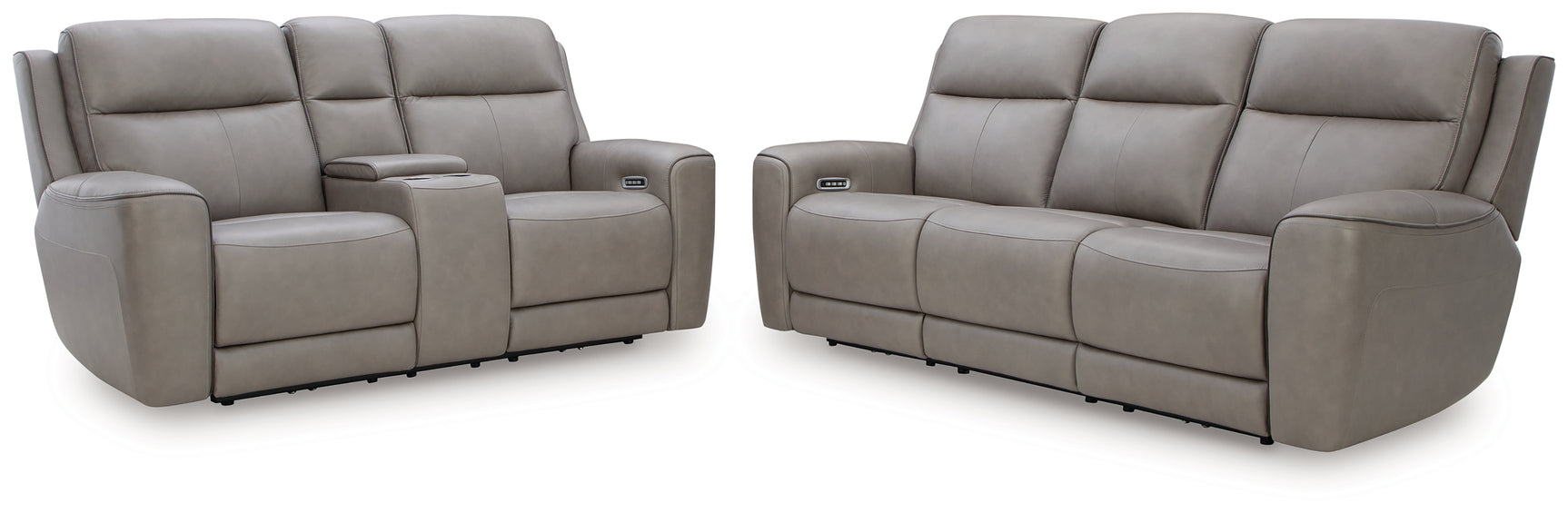 Reclining detail on 5Z-Comfort Coin loveseat