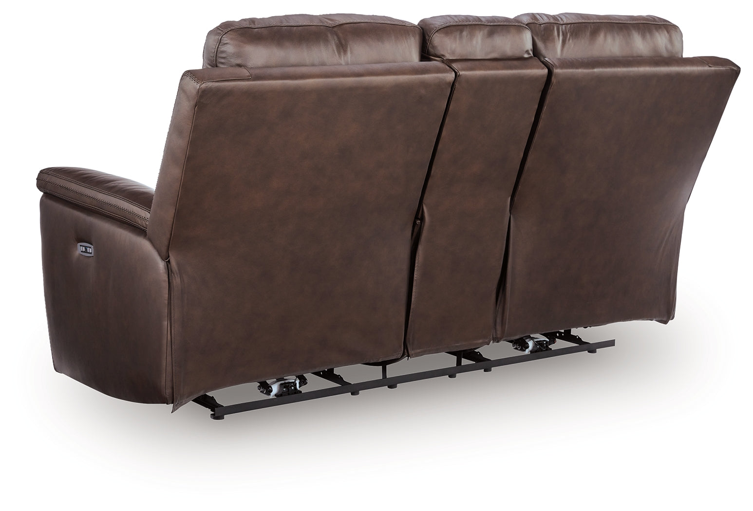 Bleckley loveseat rear view showing upholstery