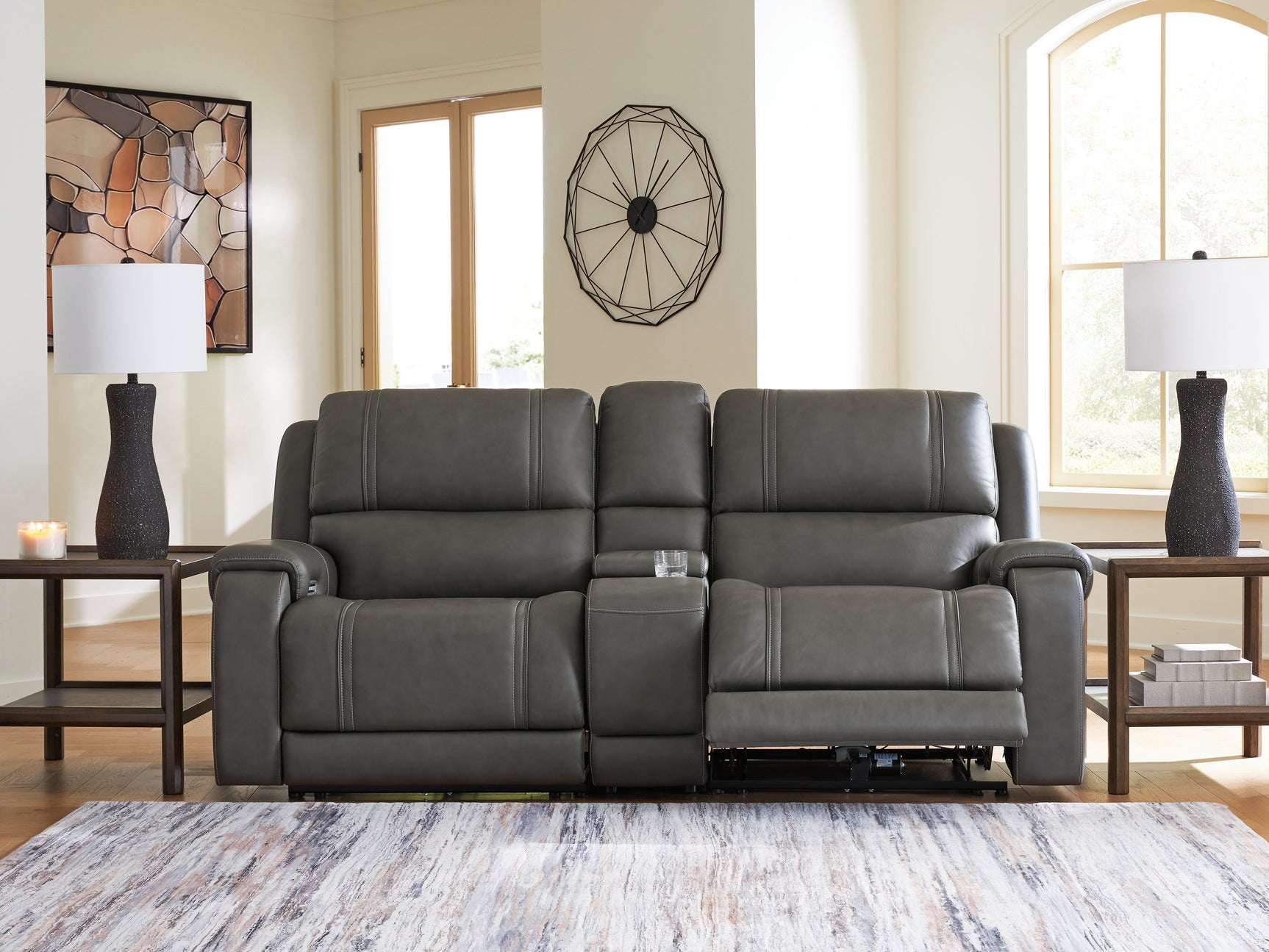 5Z Pittson sectional center console with cup holders
