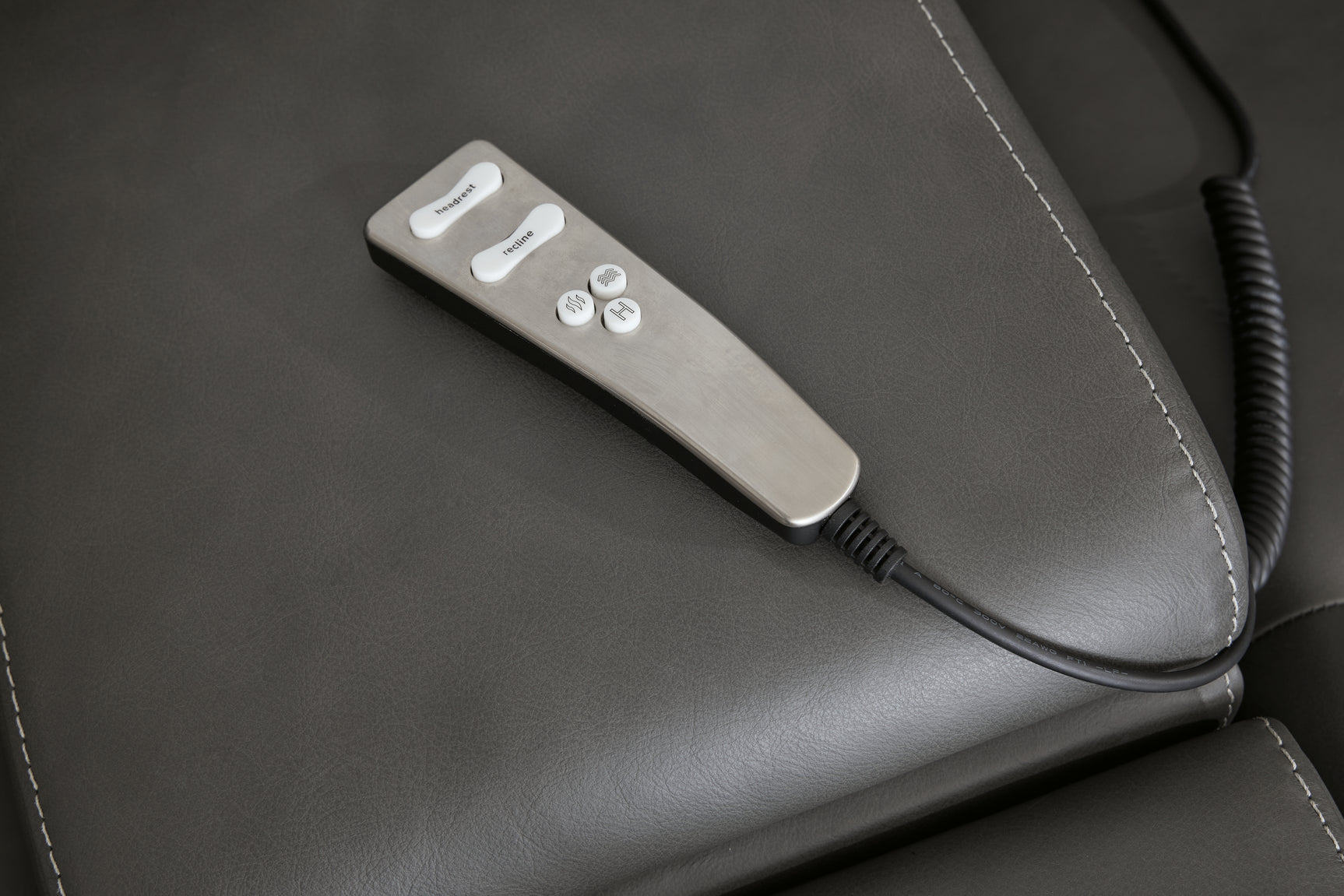 Detail of recliner control wand