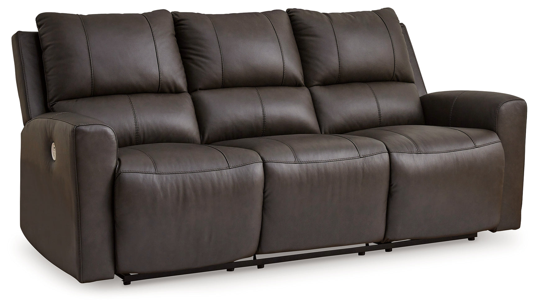 Boxmere sofa recliner closed side view