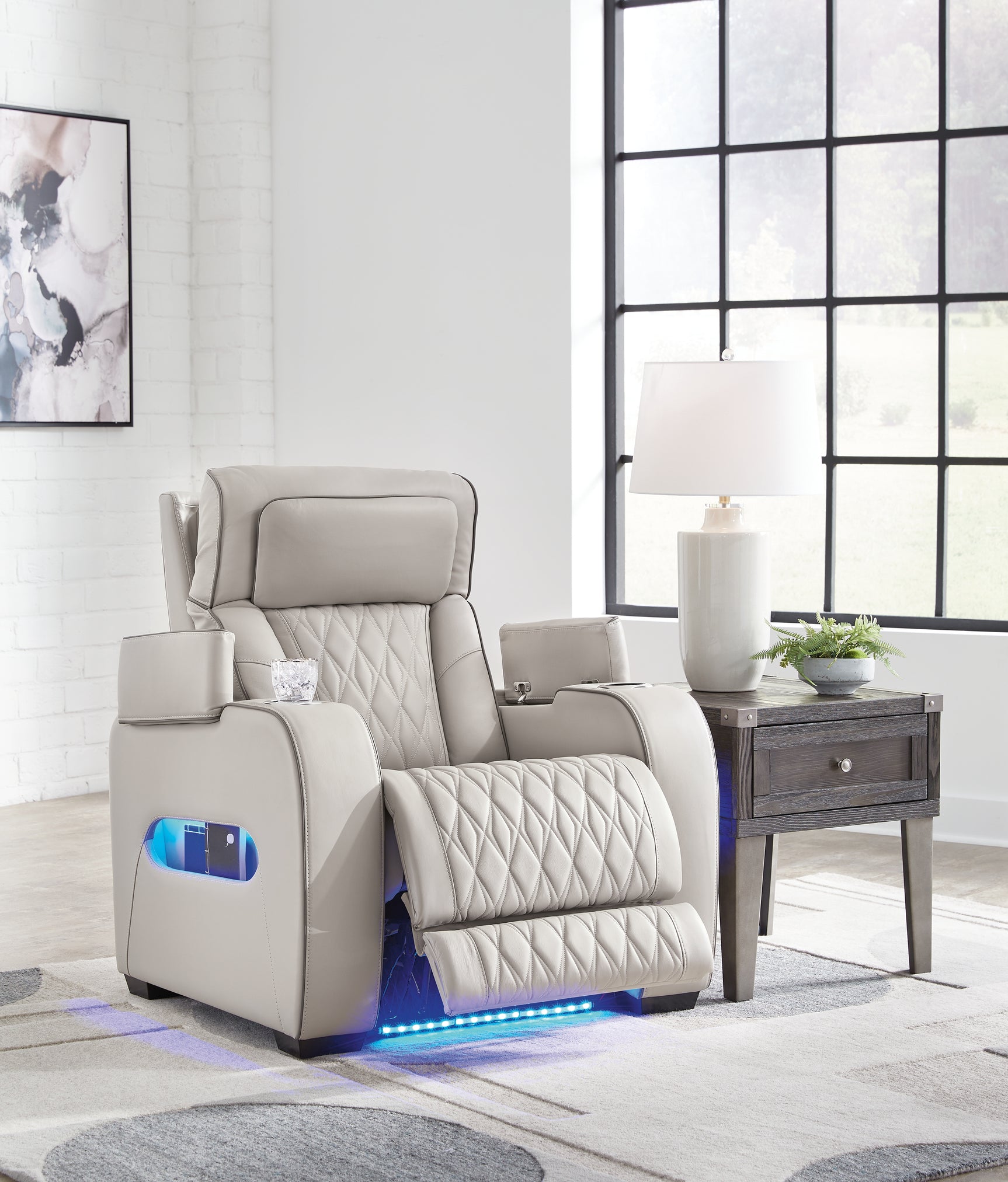 Boyington Gray Sofa, Loveseat and Recliner