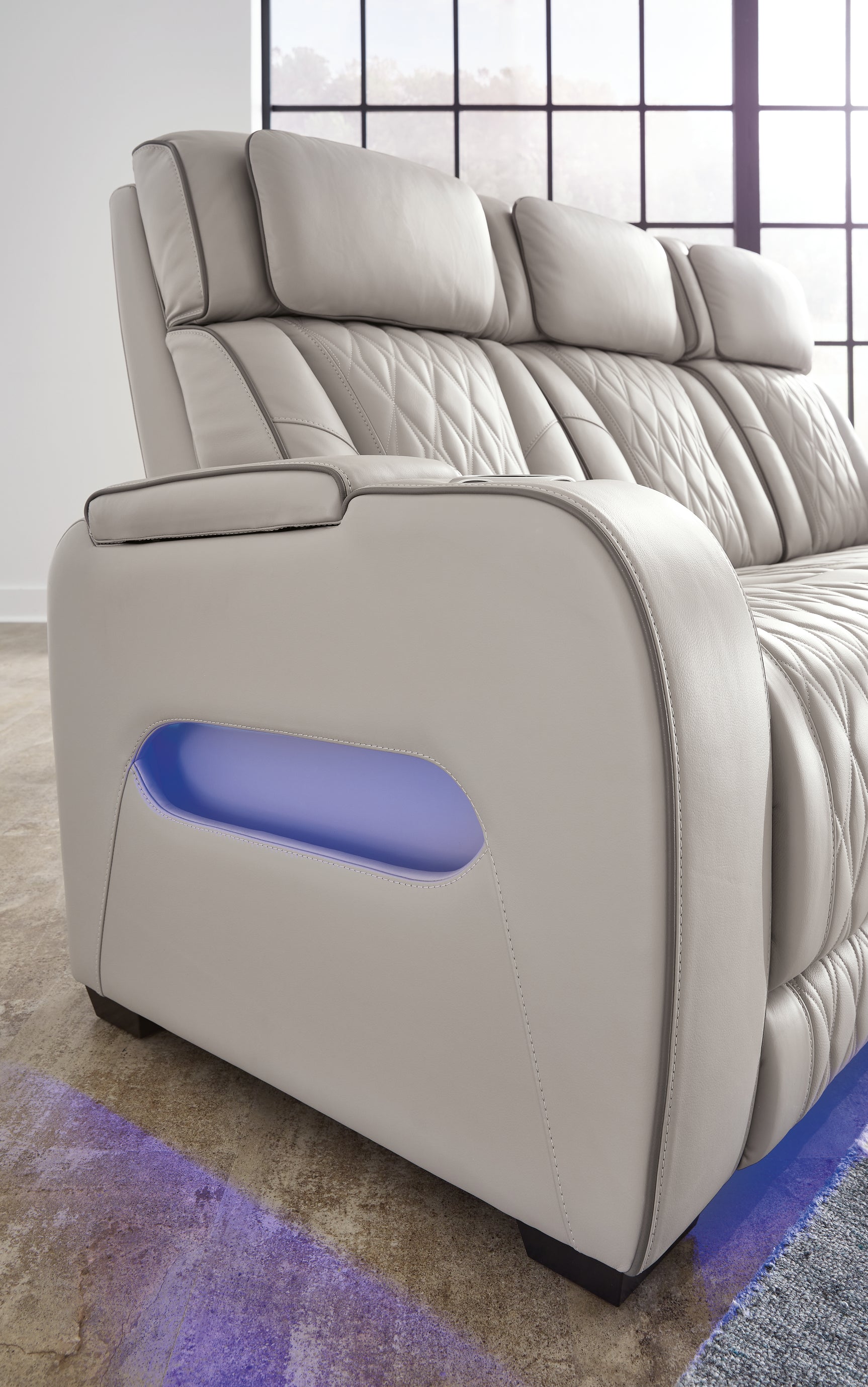Boyington Gray Sofa, Loveseat and Recliner
