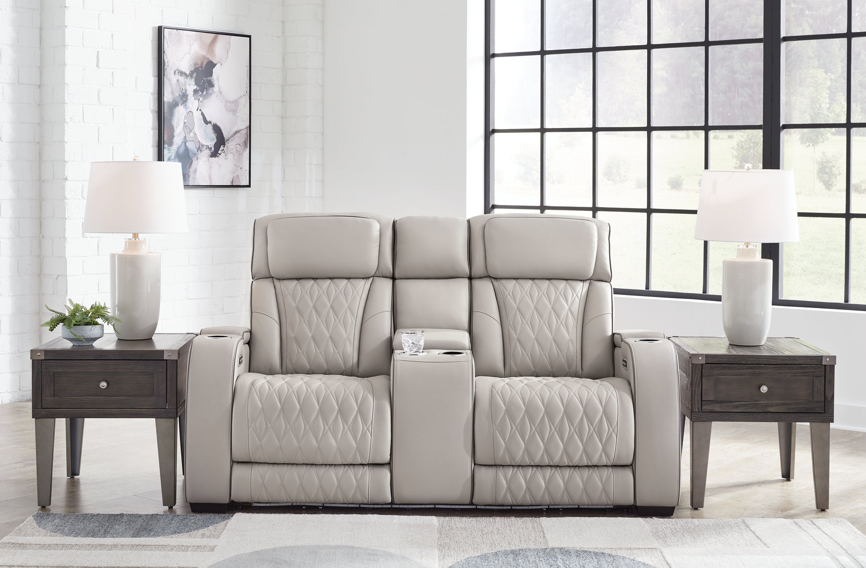 Boyington Gray Sofa, Loveseat and Recliner