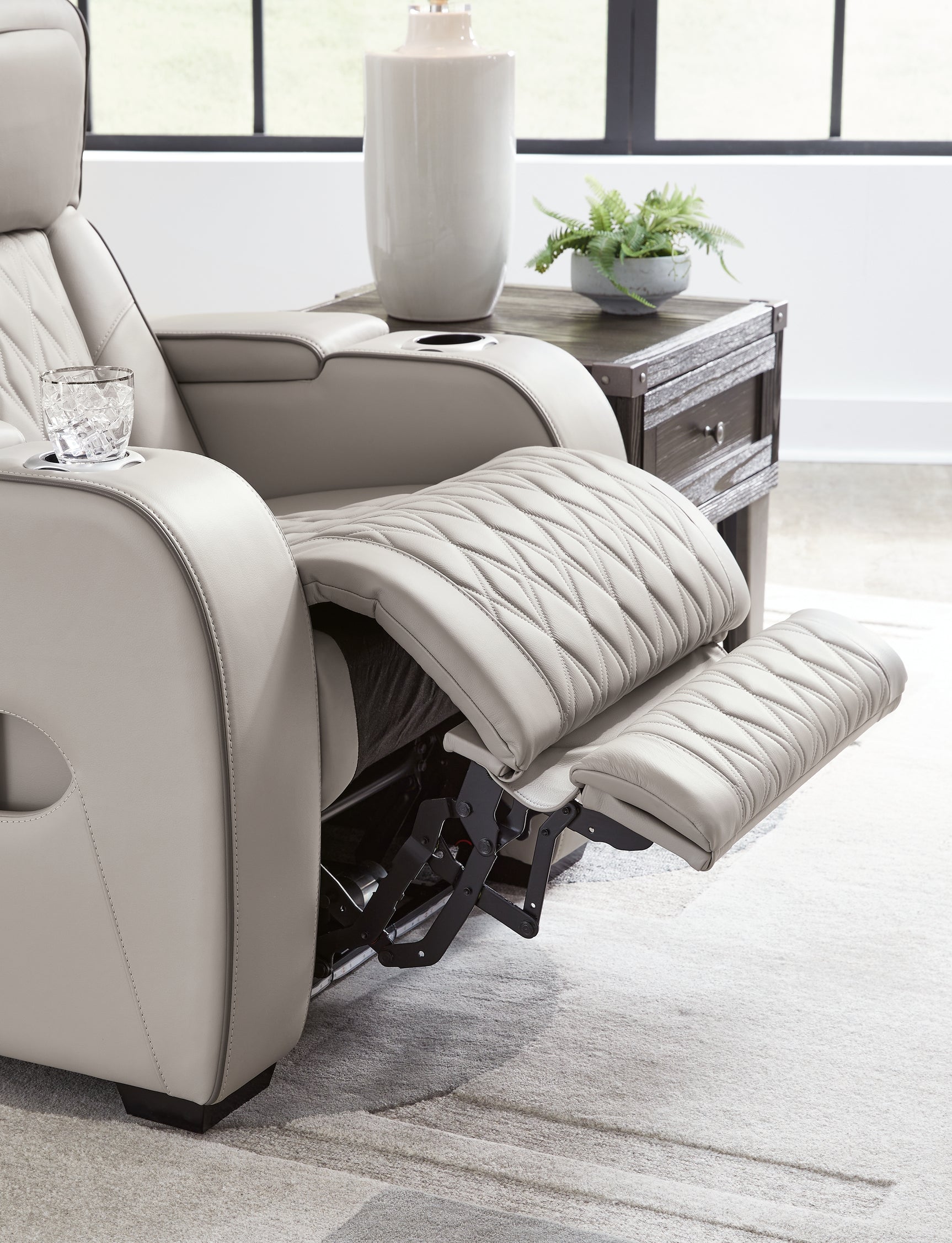 Boyington Gray Sofa, Loveseat and Recliner