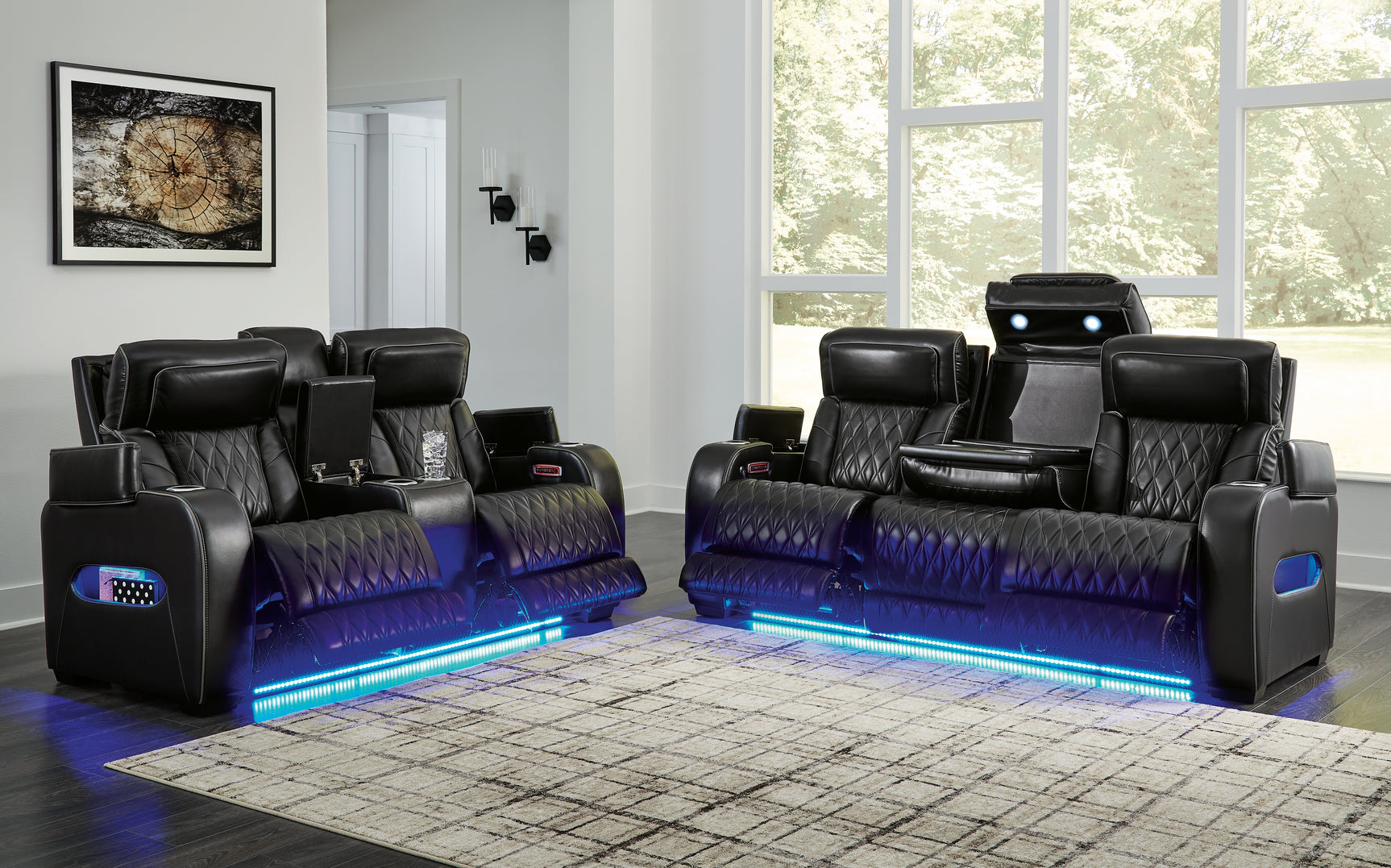 View of Boyington massage and heated seat controls