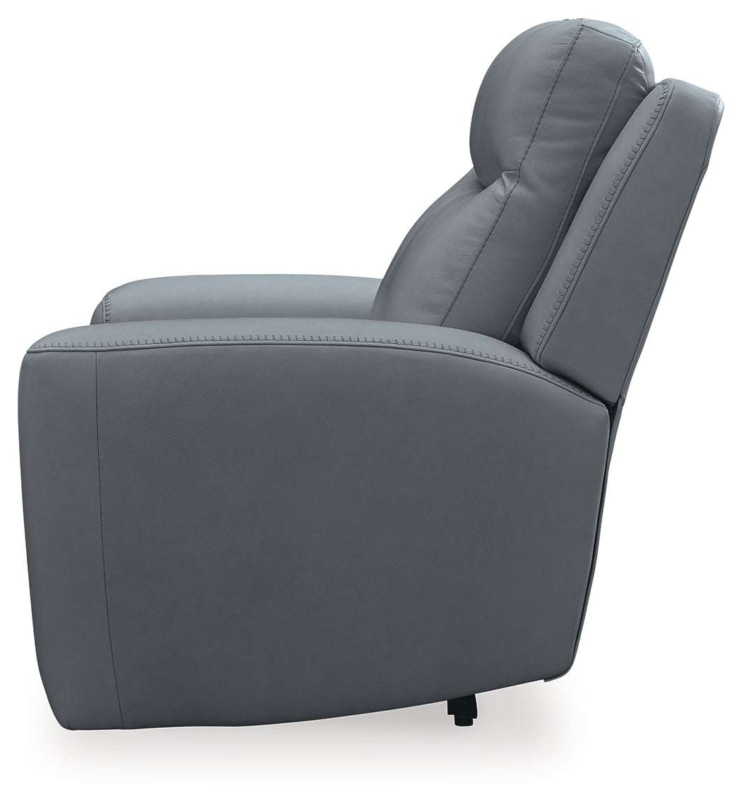 Mindanao Steel Leather Power Recliner