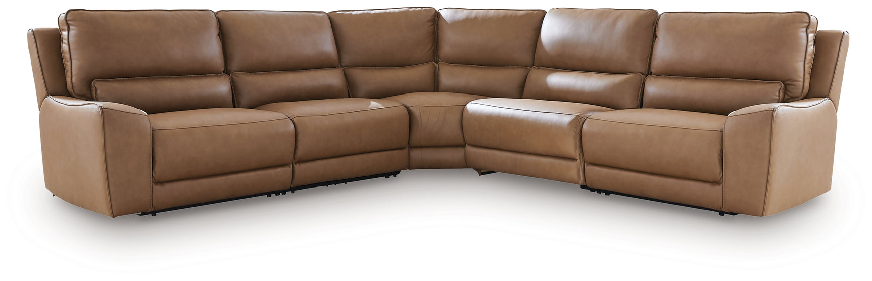 DeepWakes sectional sofa side view with USB charging port