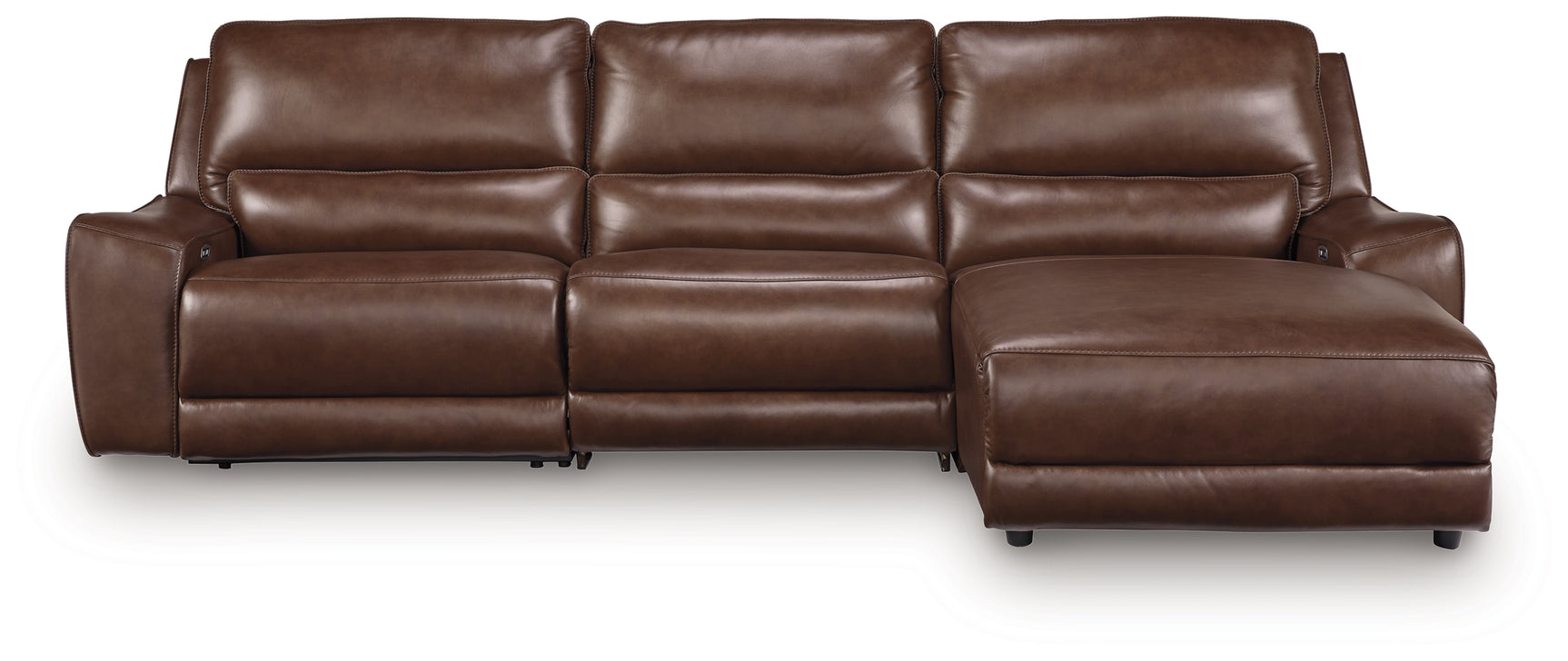 Close-up of stitching and arm on DeepWakes sofa