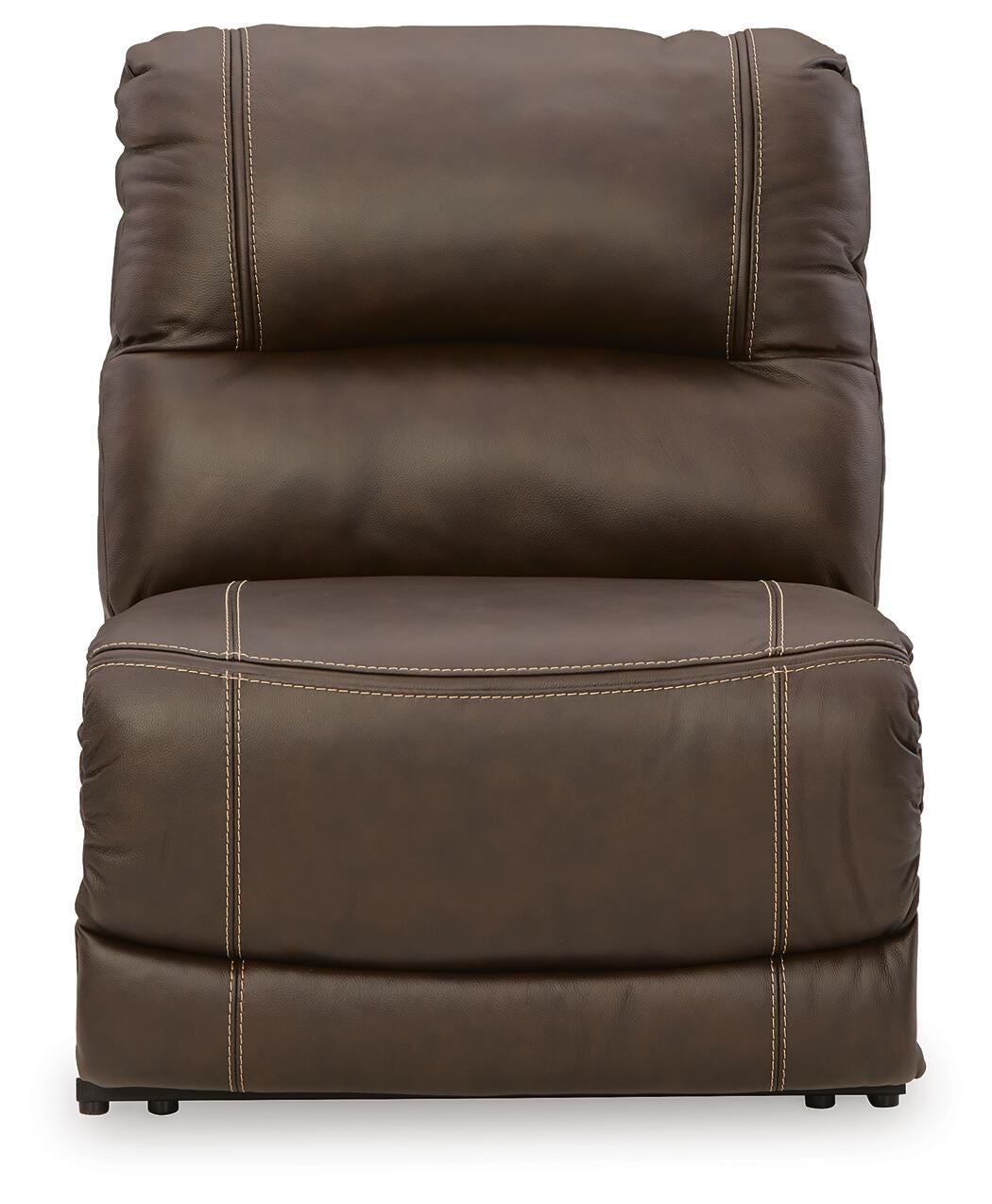 Dunleith Chocolate Leather 7-Piece Power Reclining Sectional - image 7