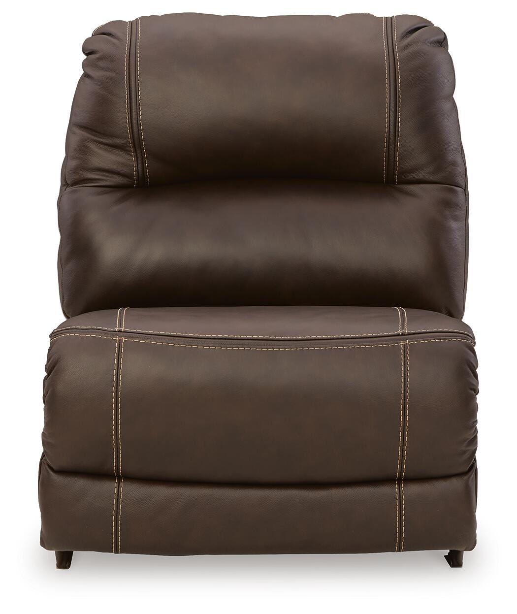 Dunleith Chocolate Leather 7-Piece Power Reclining Sectional - image 10