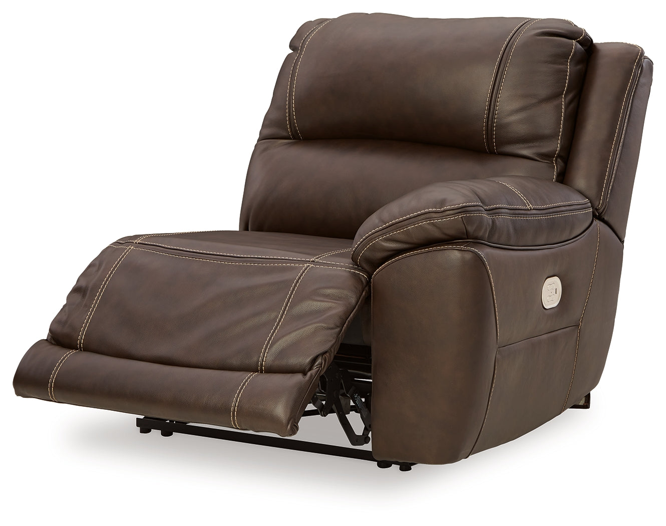 Chocolate color upholstery swatch for Dunleith sectional