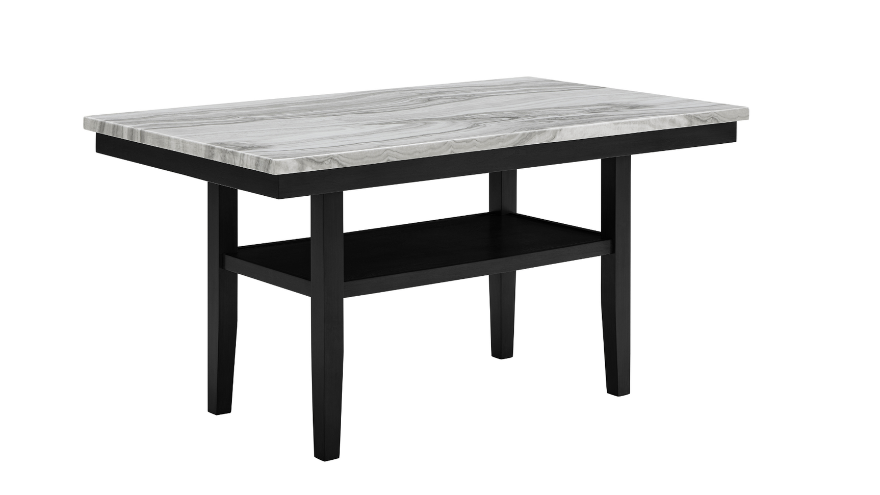 dining room setting featuring Marbelle Gray Dining Room Set