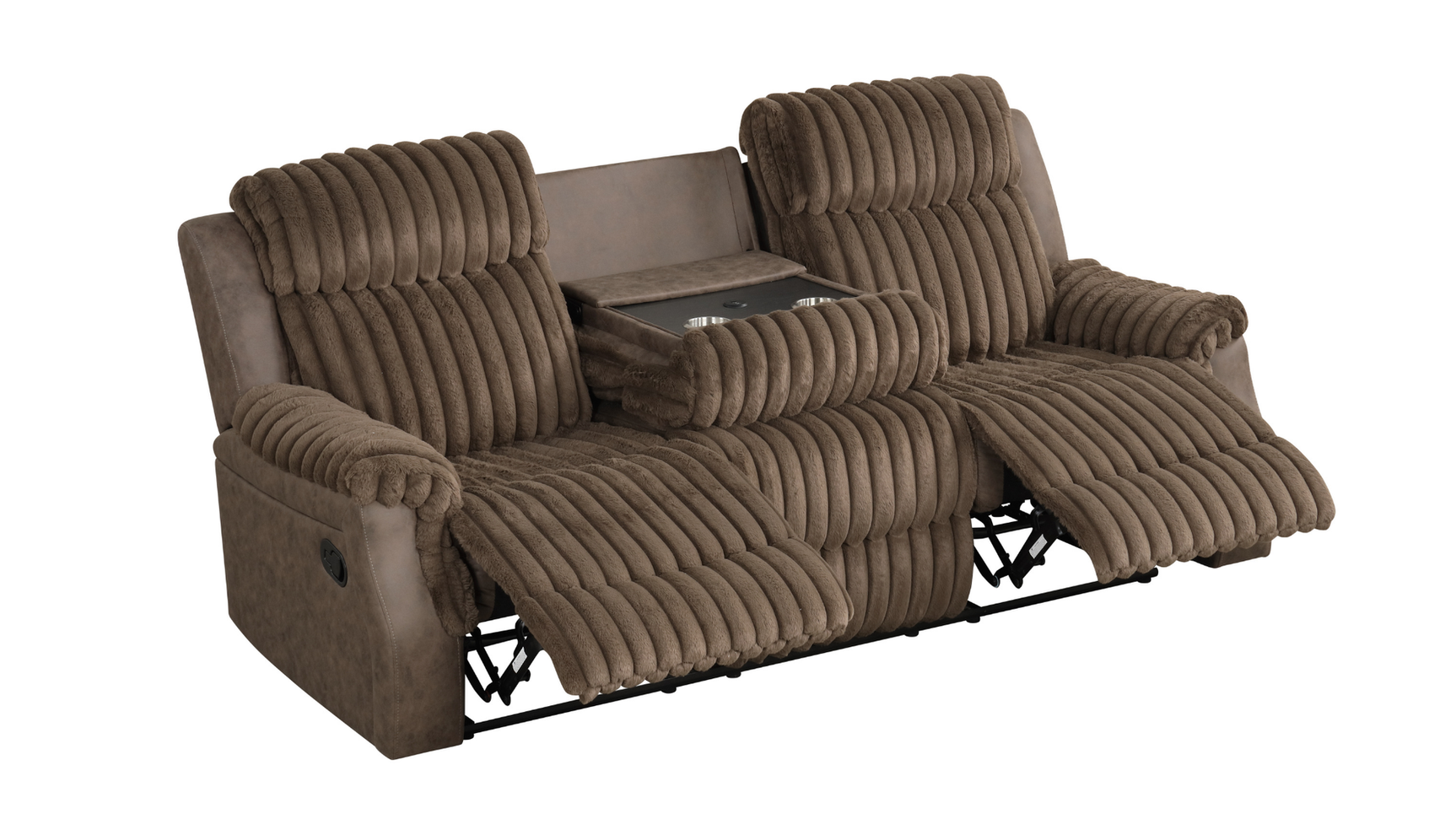 Full living room set angled view