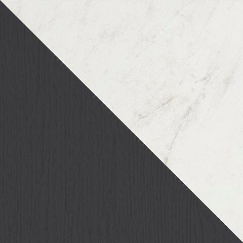 Cadmori Black/White 63" TV Stand finish detail