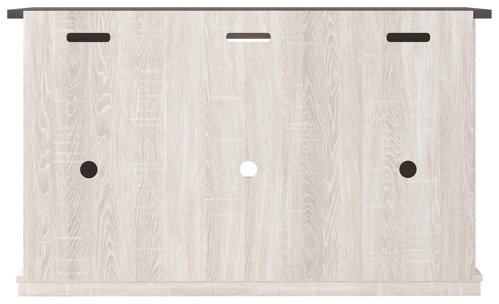 Dorrinson Two-Tone 54 Inch TV Stand front view