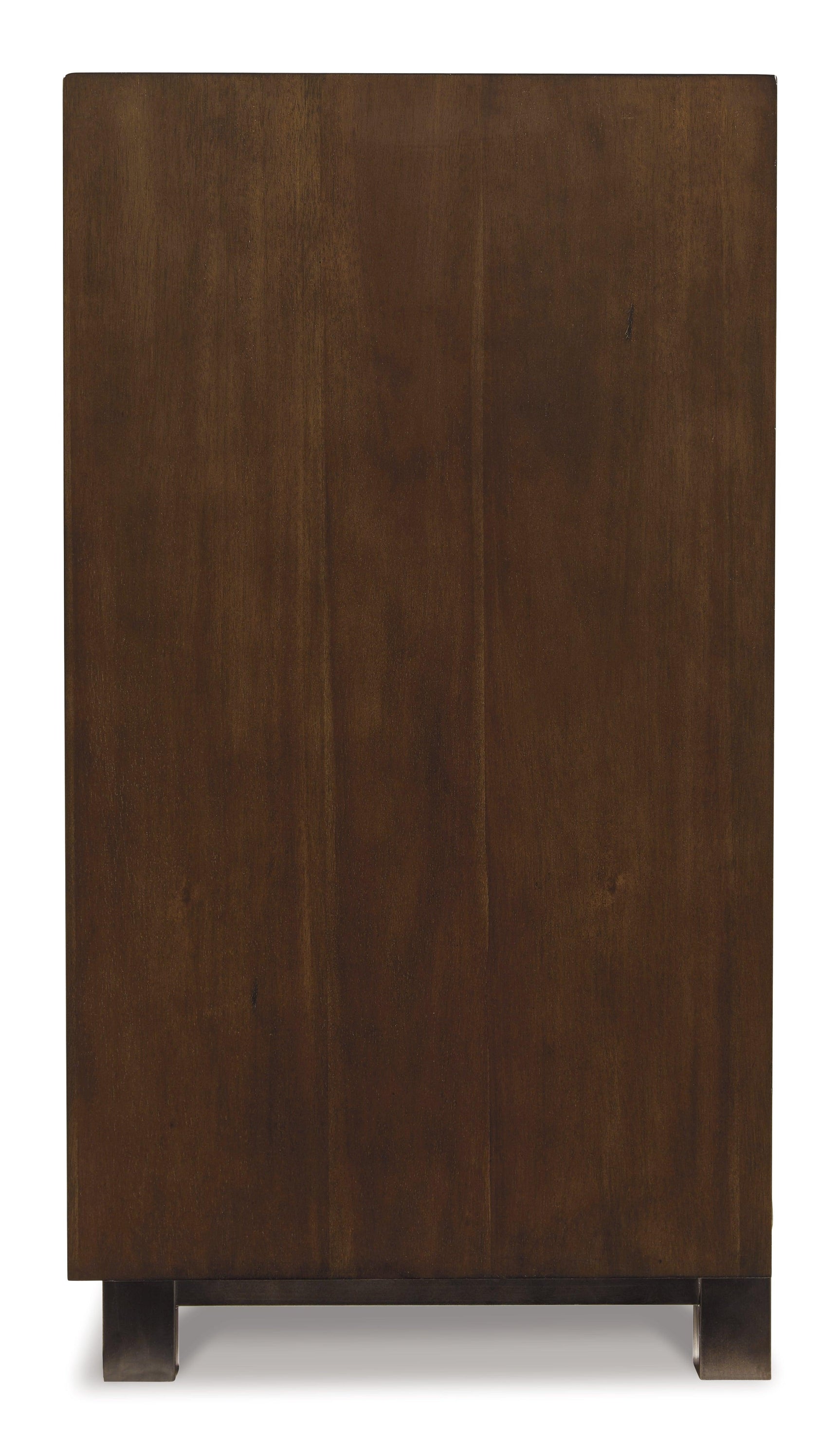 Side view of Starmore TV stand with electric fireplace