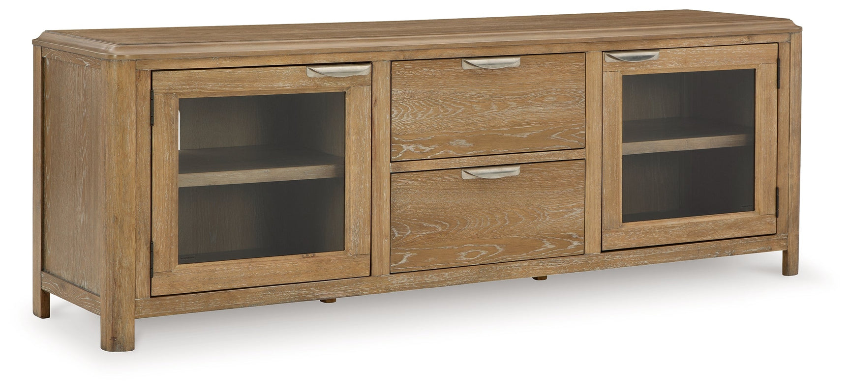 Rencott TV stand side angle closed doors