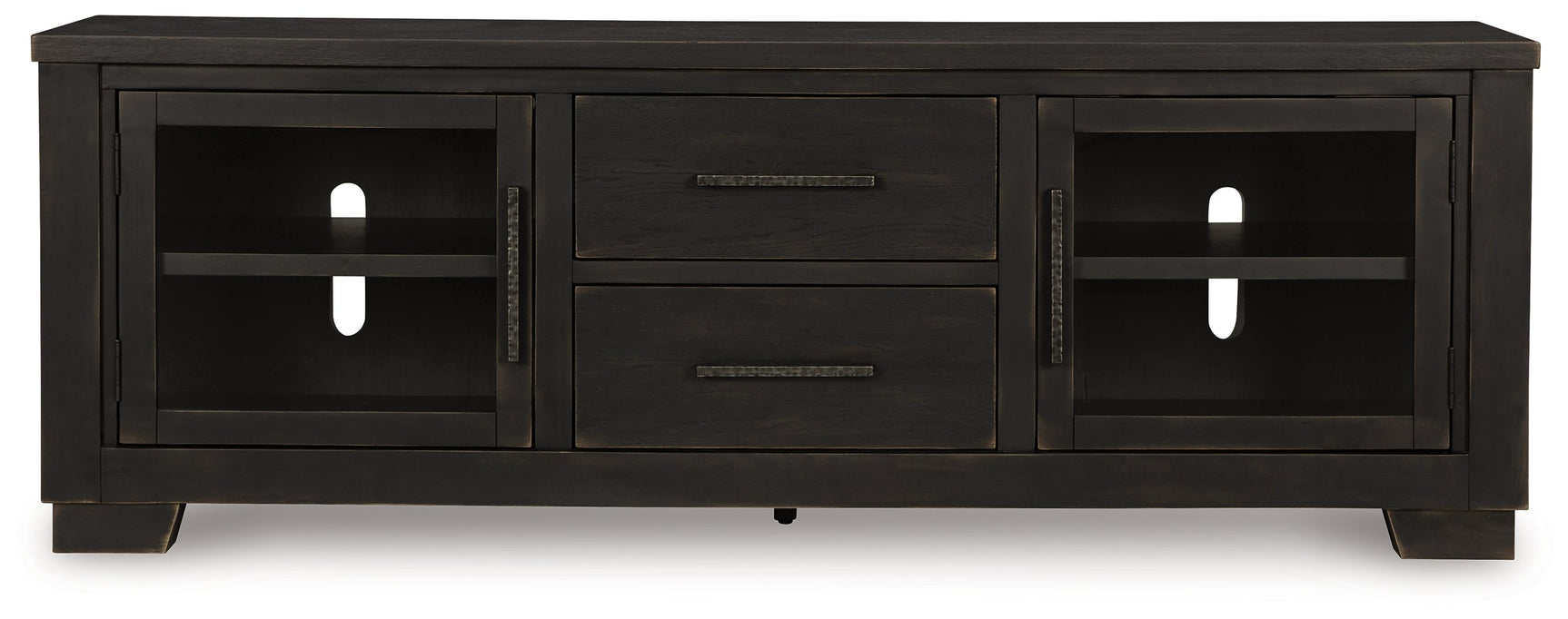 Galliden 80 inch TV stand head-on view