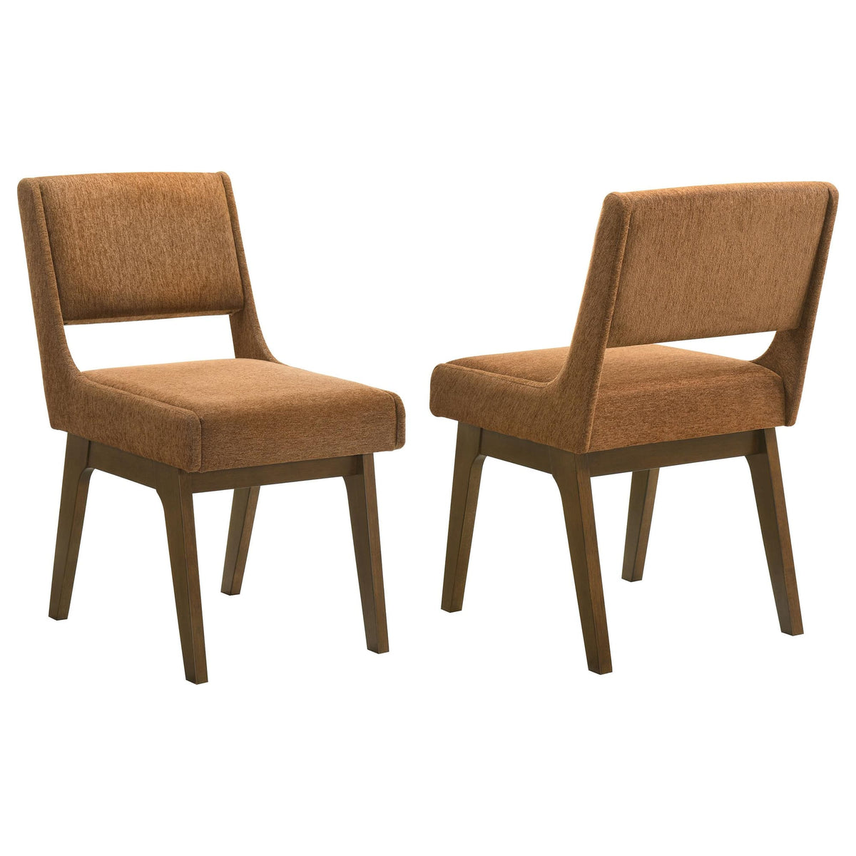 Galindo Nutmeg Upholstered Dining Side Chair Set of 2 — product view