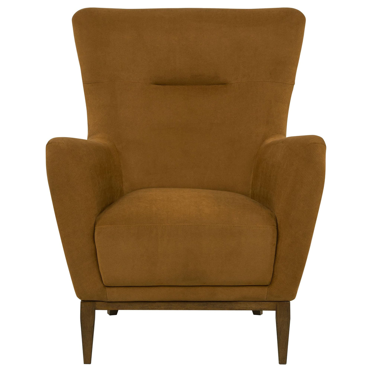 Catala Upholstered High Back Accent Chair Rust and Coffee — product image 3