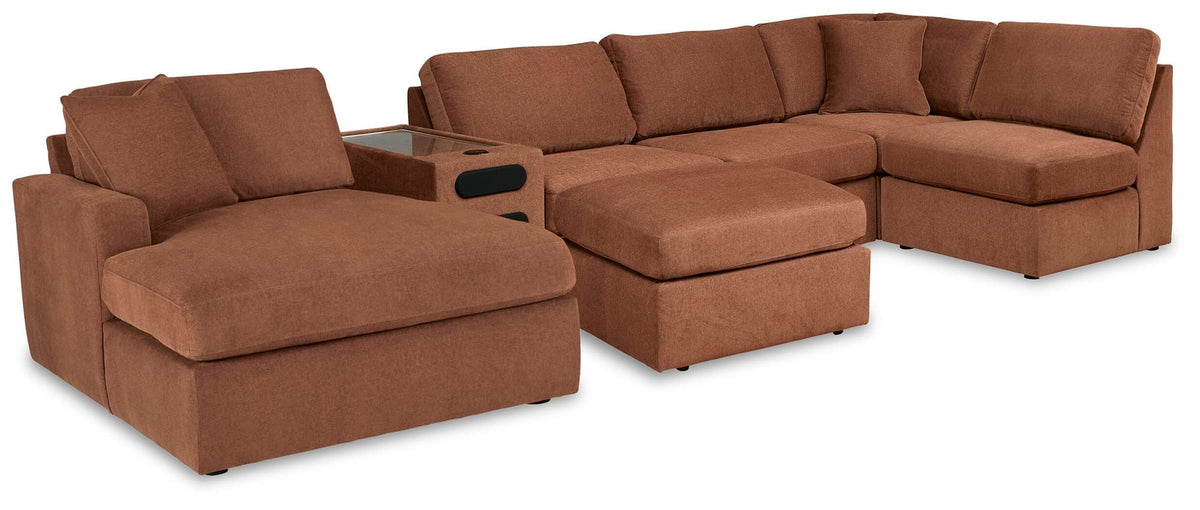 Modmax Spice 6-Piece Sectional with Ottoman — product image 2