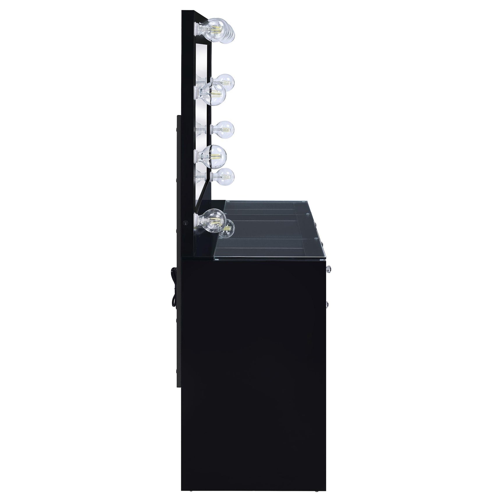 Image showing metal and glass materials used in vanity