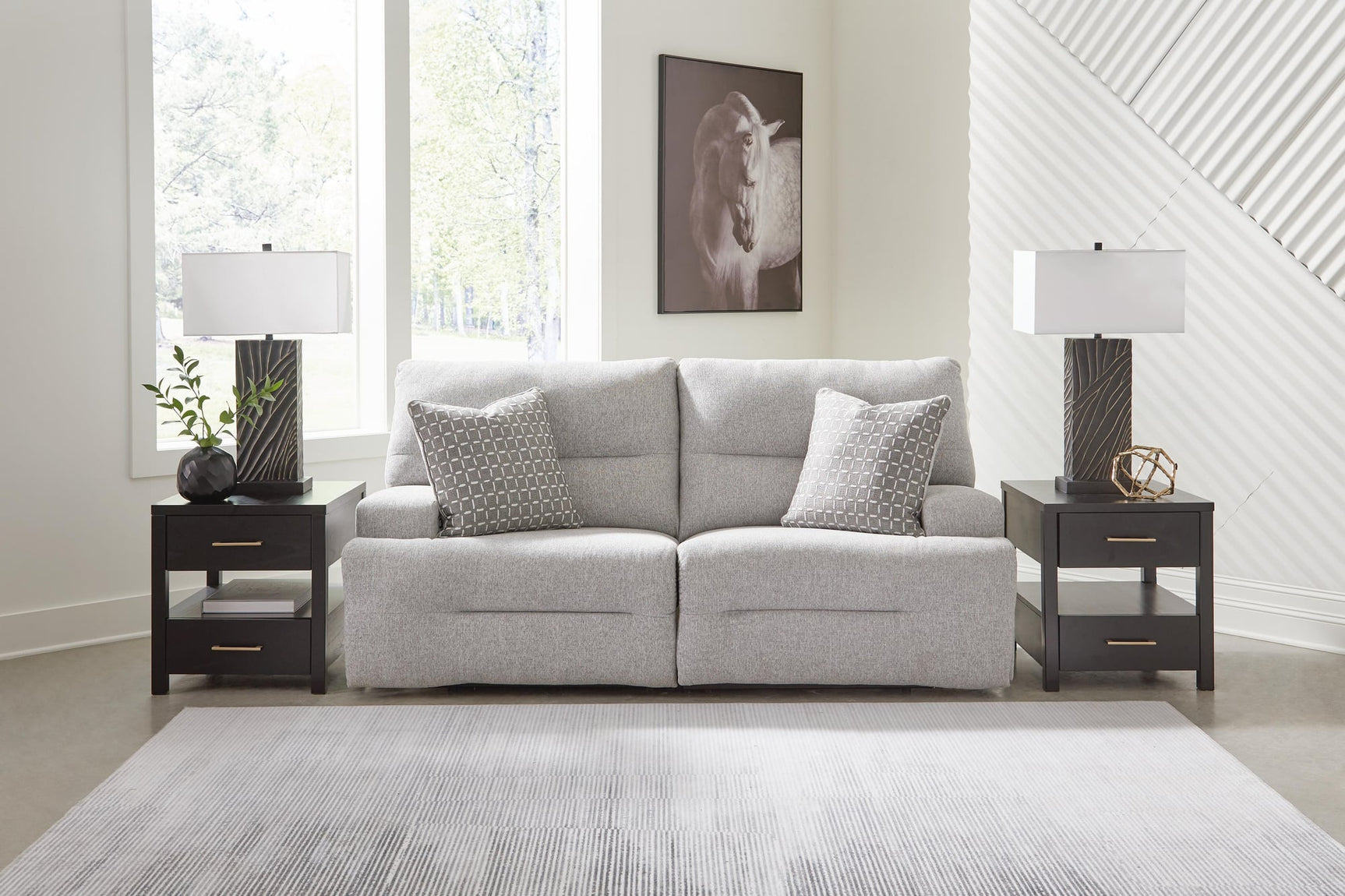 Acklen Place Pewter 7-Piece Power Sectional Reclining Sofa with Storage Console - image 22