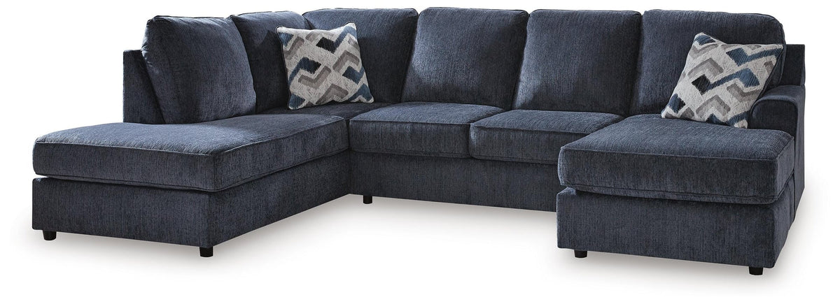 Albar Place Cobalt Chenille 2-Piece Sectional - image 2
