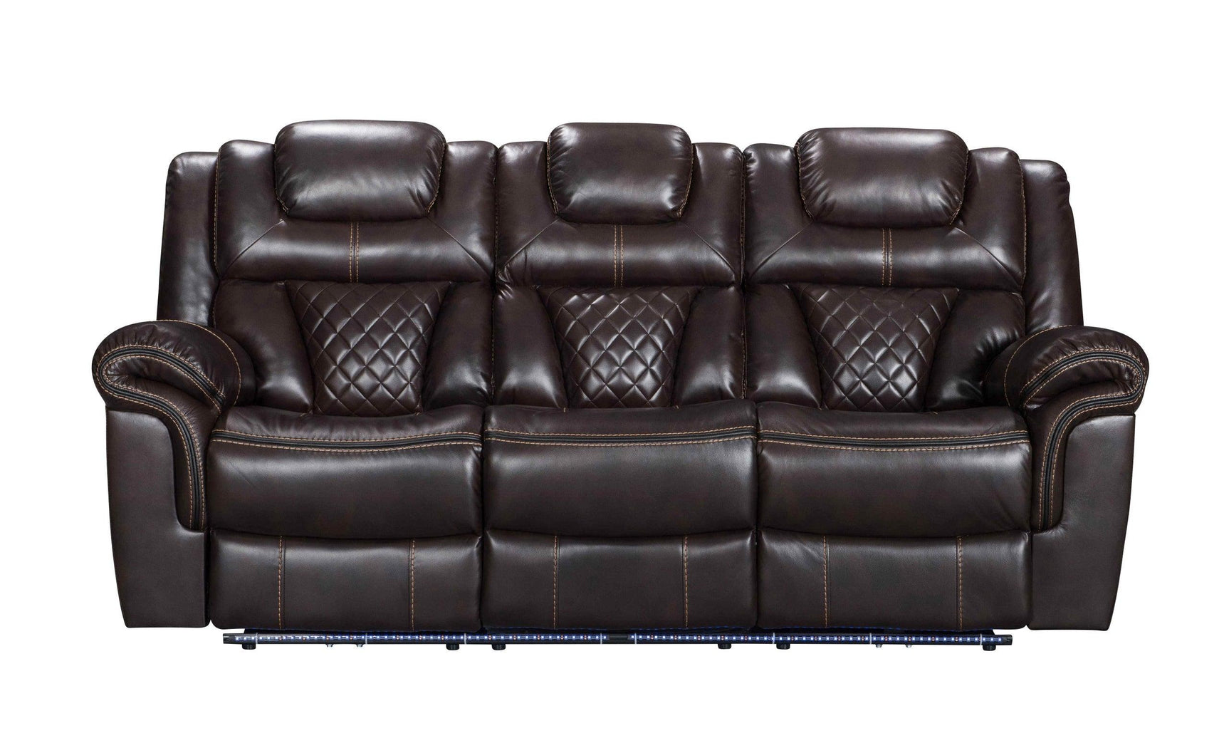 Alexa loveseat featuring power reclining and Bluetooth speakers