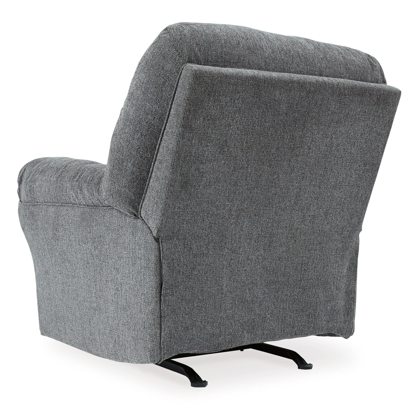 Side view of rocking recliner
