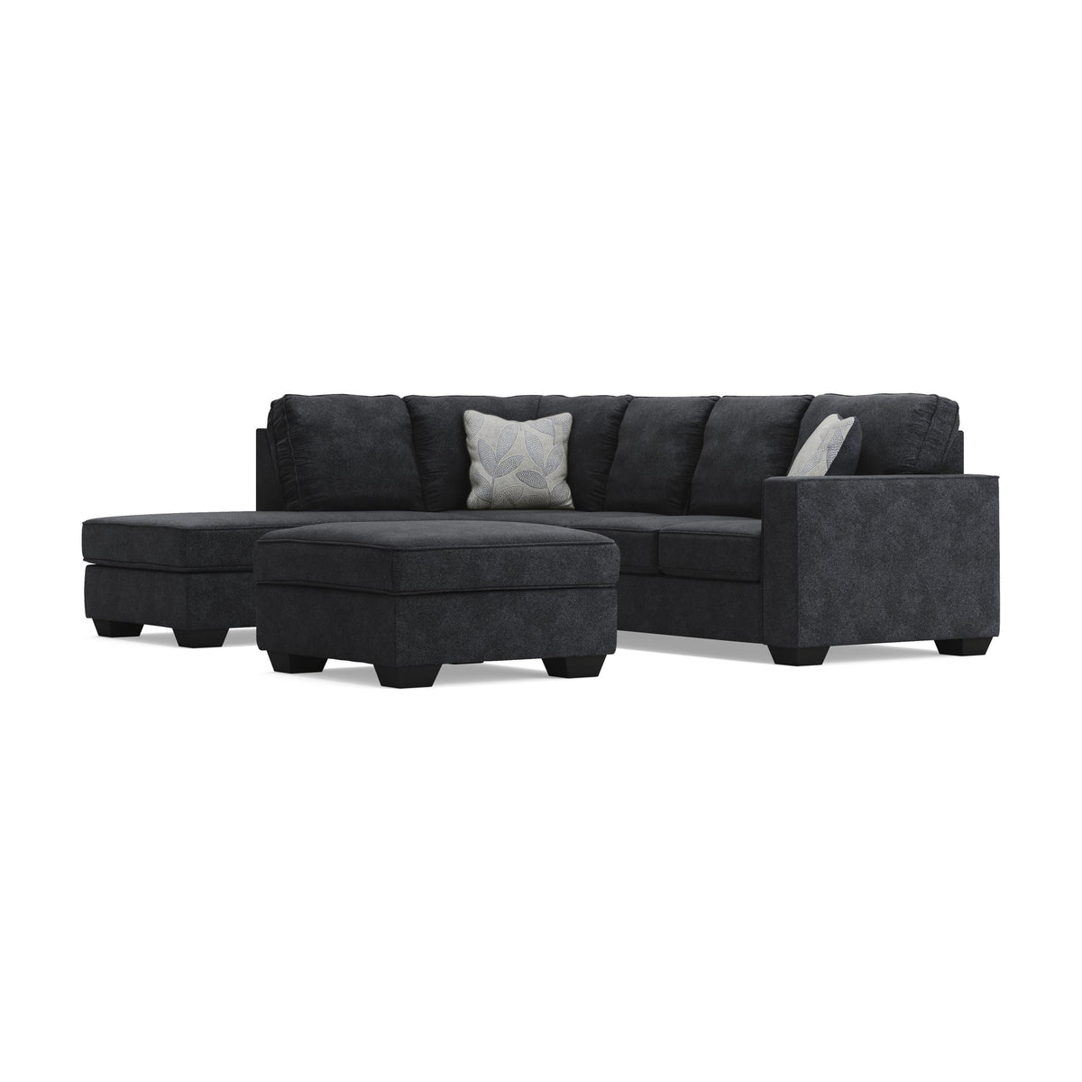 Altari Slate 2-Piece Sleeper Sectional with Ottoman - image 2