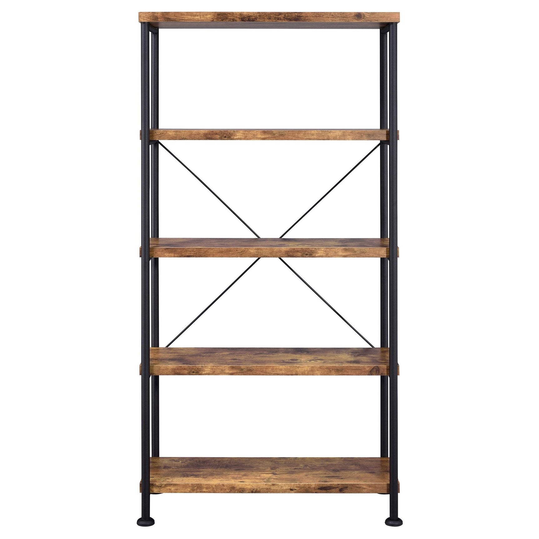 Angle showing assembly details of desk