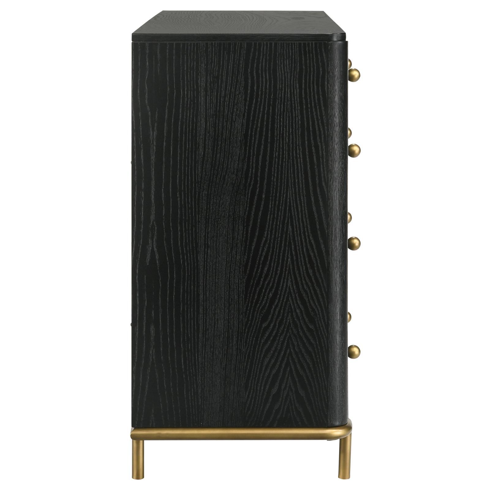 Arini 8-Drawer Dresser wood grain detail