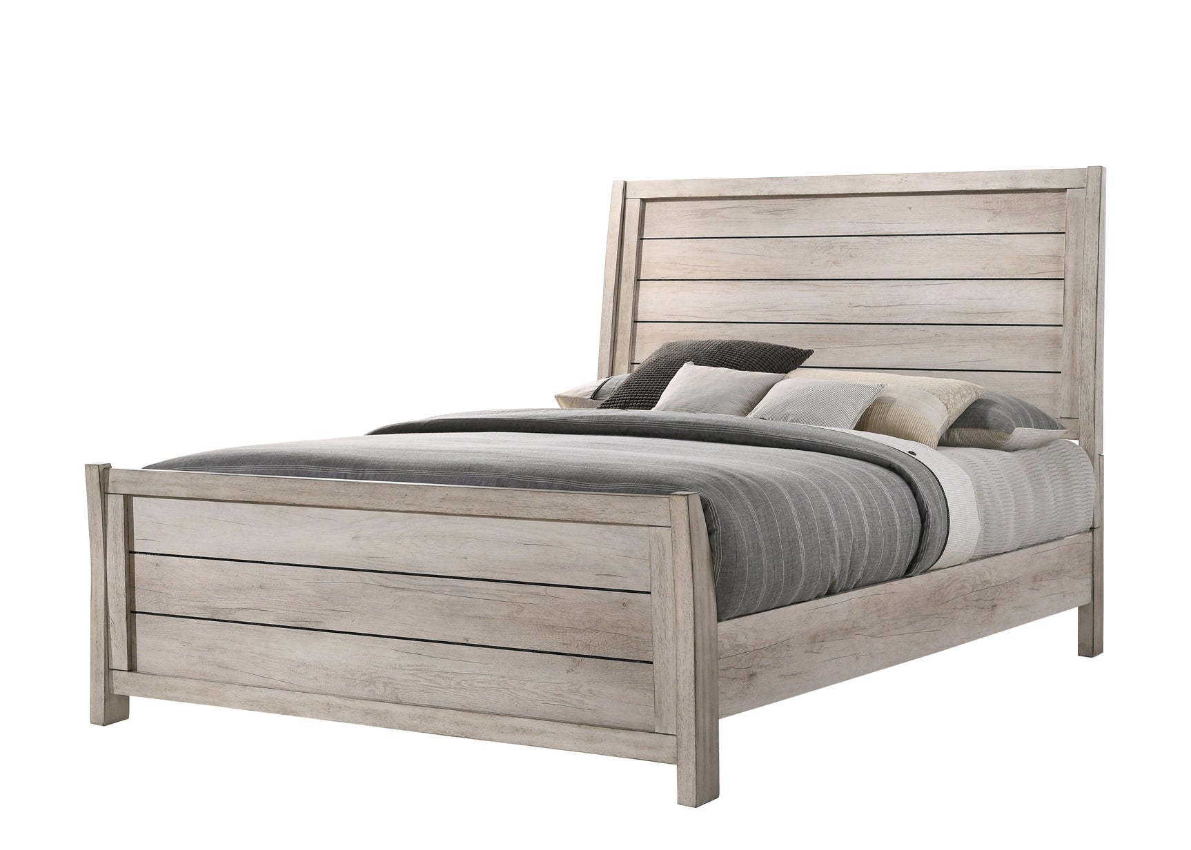 Patterson Dresser in bedroom setting with matching mirror option visible